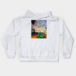 Daisies & Delphiniums Kids Hoodie